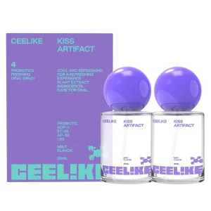 Oral Spray - Fresh Breath & Dual Cooling Experience - Portable & Convenient Breath Freshener - Pack of 2