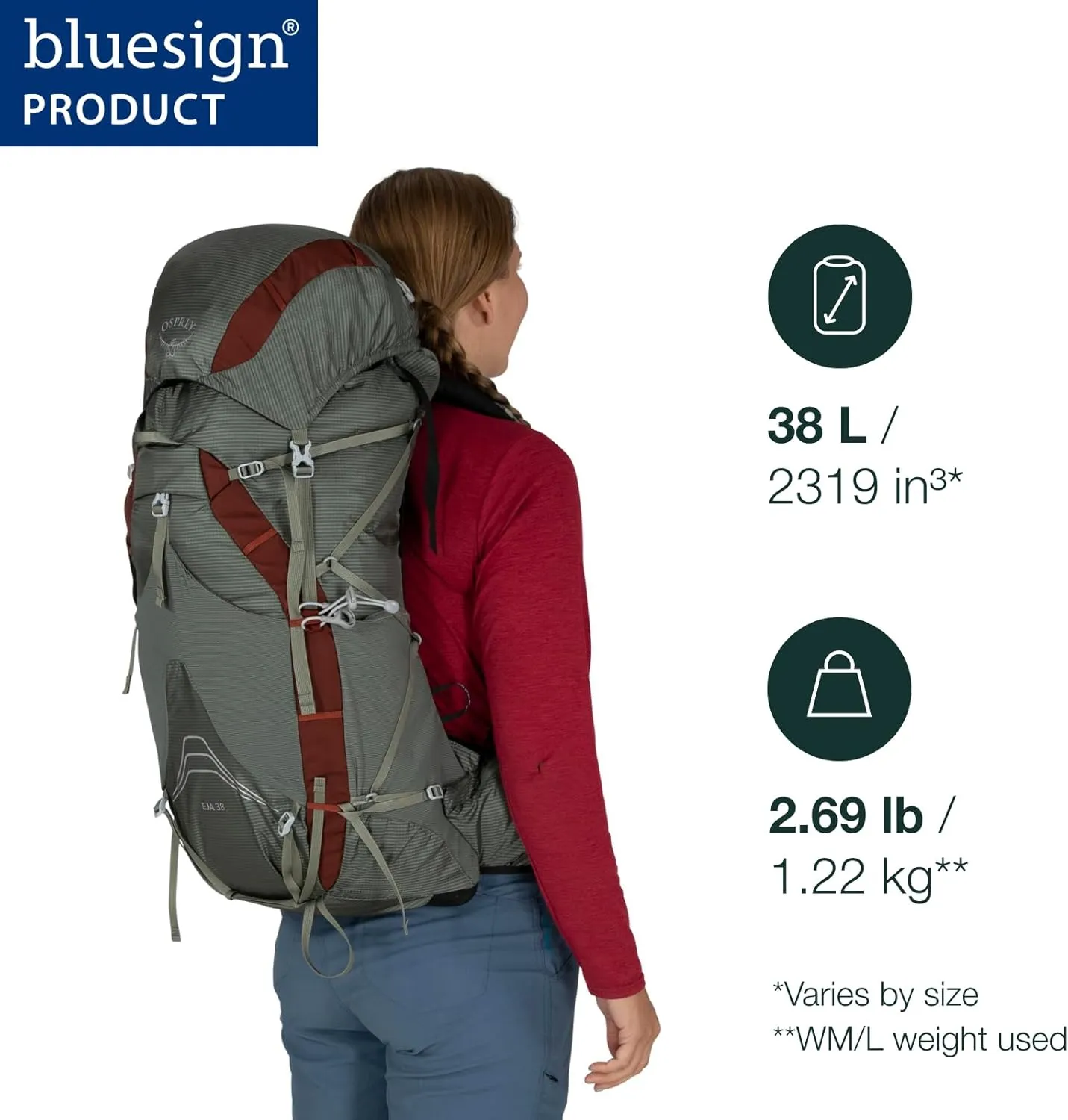 Osprey Eja 38 Women's Ultralight Backpacking Backpack