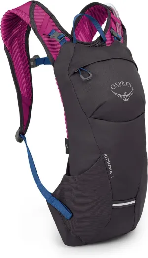 Osprey Kitsuma 3L Women's Biking Backpack with Hydraulics Reservoir, Space Travel Grey