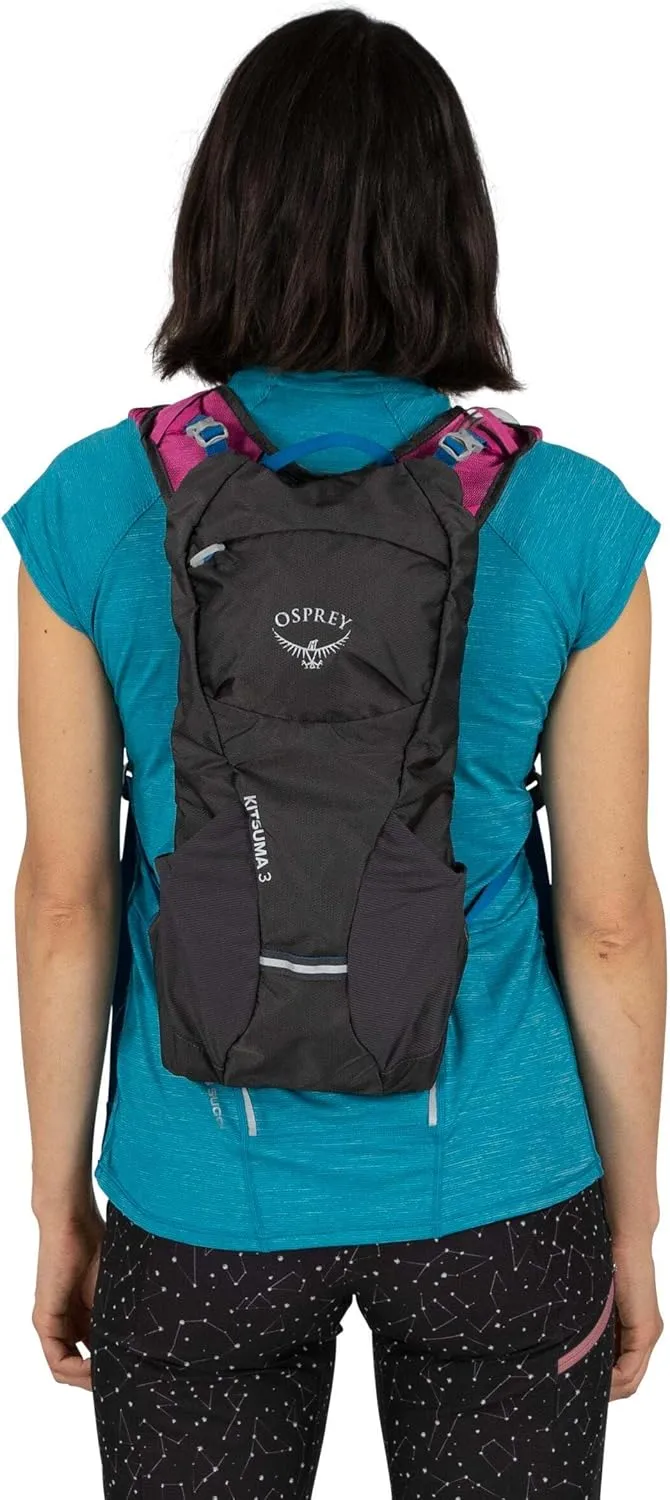 Osprey Kitsuma 3L Women's Biking Backpack with Hydraulics Reservoir, Space Travel Grey