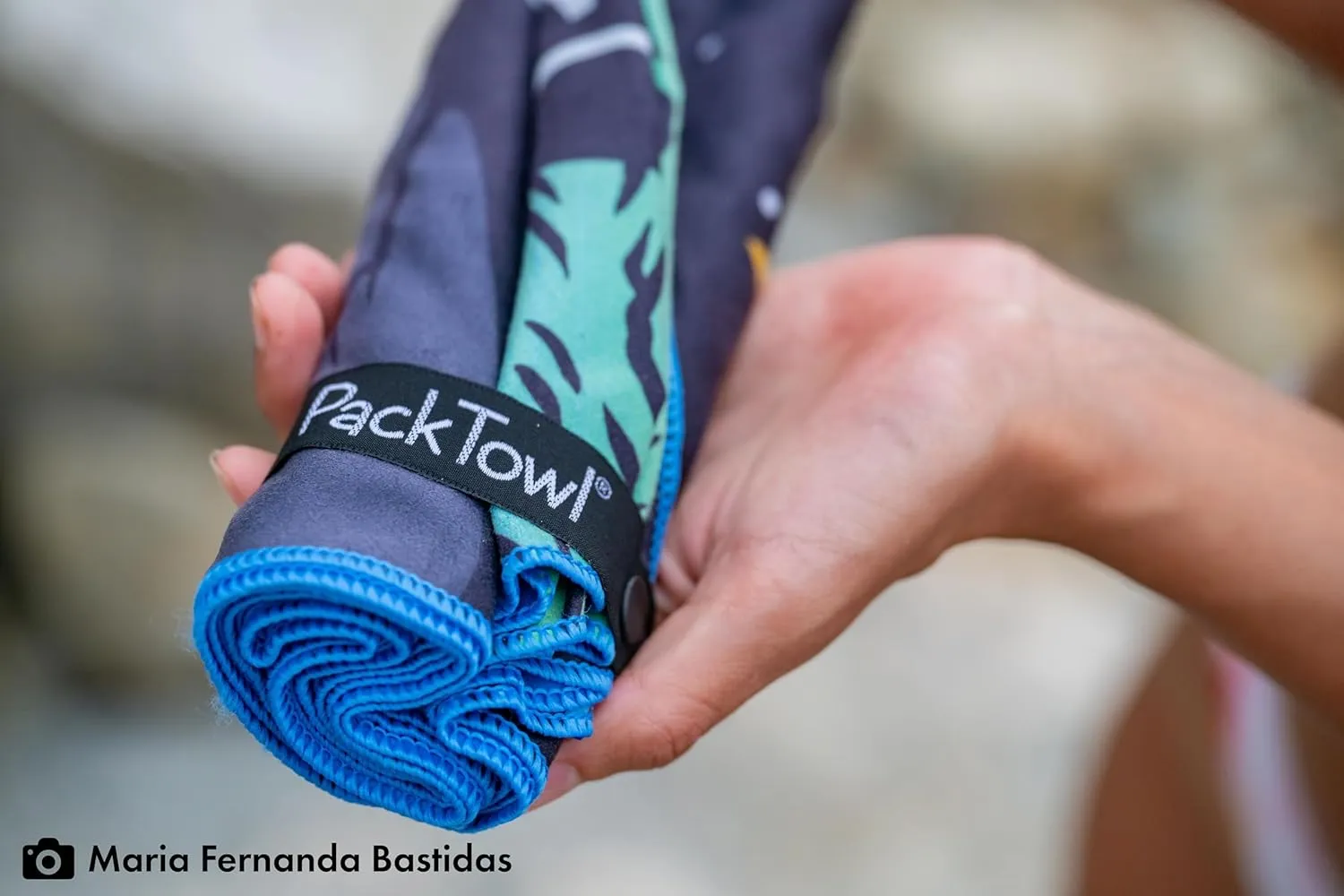 PackTowl Personal Ultralight Microfiber Camping and Travel Towel, Orca Print, Body