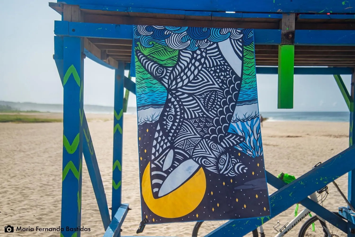 PackTowl Personal Ultralight Microfiber Camping and Travel Towel, Orca Print, Body