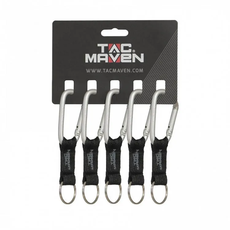 Pentagon Carabiner With Strap 7mm