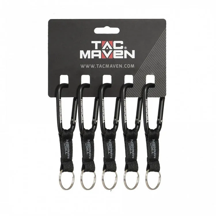 Pentagon Carabiner With Strap 7mm