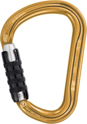 PETZL - William, Locking Carabiner for Belaying