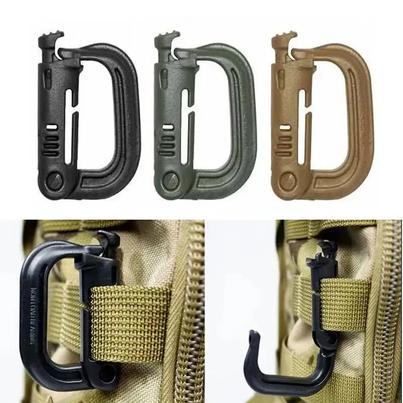 Plastic Locking Carabiner Clip Hook for Bags