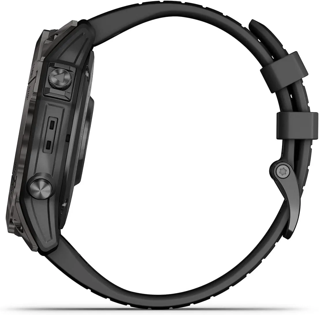 PlayBetter Garmin epix Pro (Gen 2) Sapphire (Carbon Gray DLC/Black, 51mm) GPS Outdoor Watch Bundle - AMOLED Display & Built-in Flashlight - Includes Screen Protectors & Portable Charger