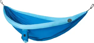 Portable Hammock Double Inflatable Hammock Outdoor Swing AdultAnti-Rollover Wild Camping Anti-Mosquito Net Outdoor Hammock (Color : Blue, Size : 270 * 140cm)