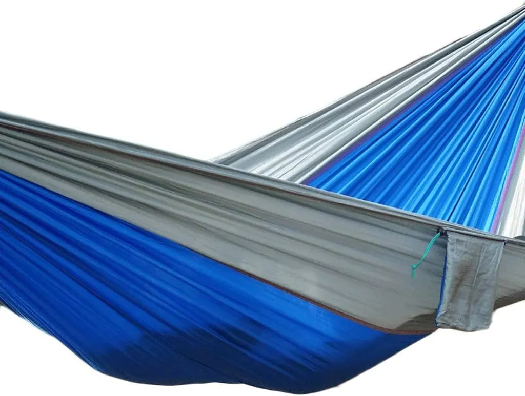 Portable Hammock,Outdoor Double Camping Hammock Lightweight Nylon Parachute for Patio Backyard for Backpacking Beach Swing