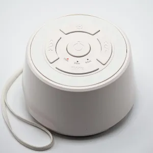 Portable White Noise Machine for Sleeping & Rest with Mounted Night Light - Sleepbox with 16 Soothing Sounds - Best for Home, Office, Travel, spa, Meditation - for The Elderly, Adults, Kids & Babies