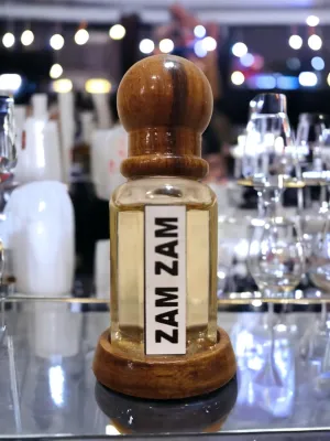 Premium Zam Zam Attar - Exquisite Fragrance Crafted with Pure Zam Zam Water Itar Unisex Fragrance for Women and Men Perfume Oil Scent Spray Long Lasting Atar Size Volume: 12ML (0.4 Fl Oz)
