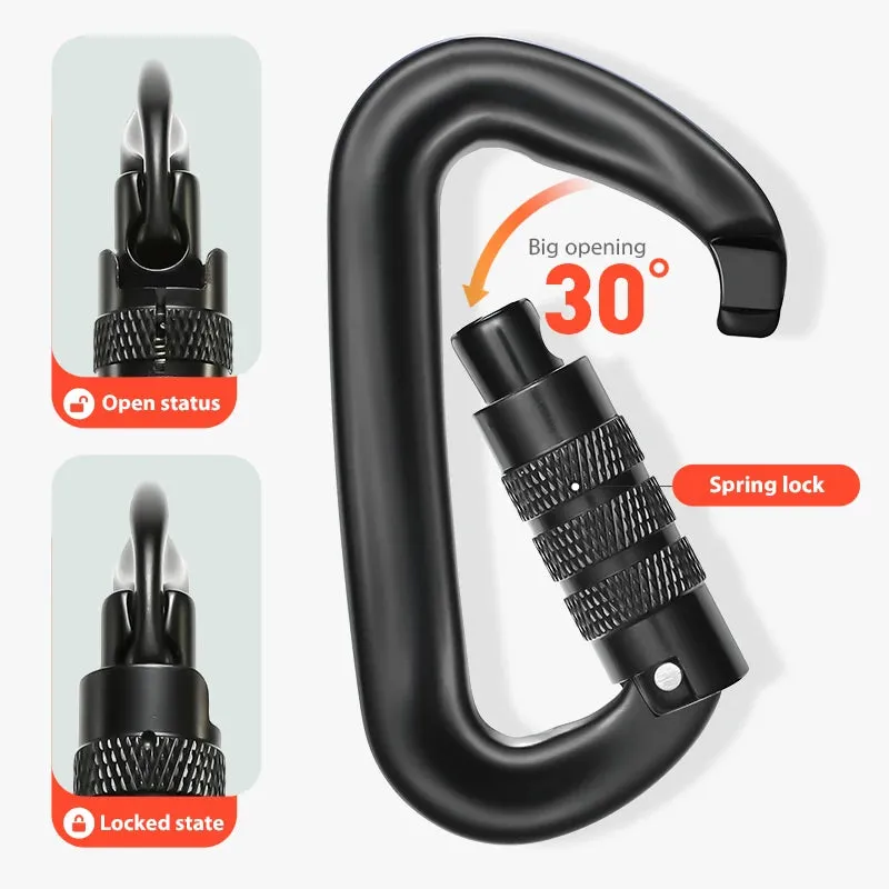 Professional D Shape Safety Carabiner