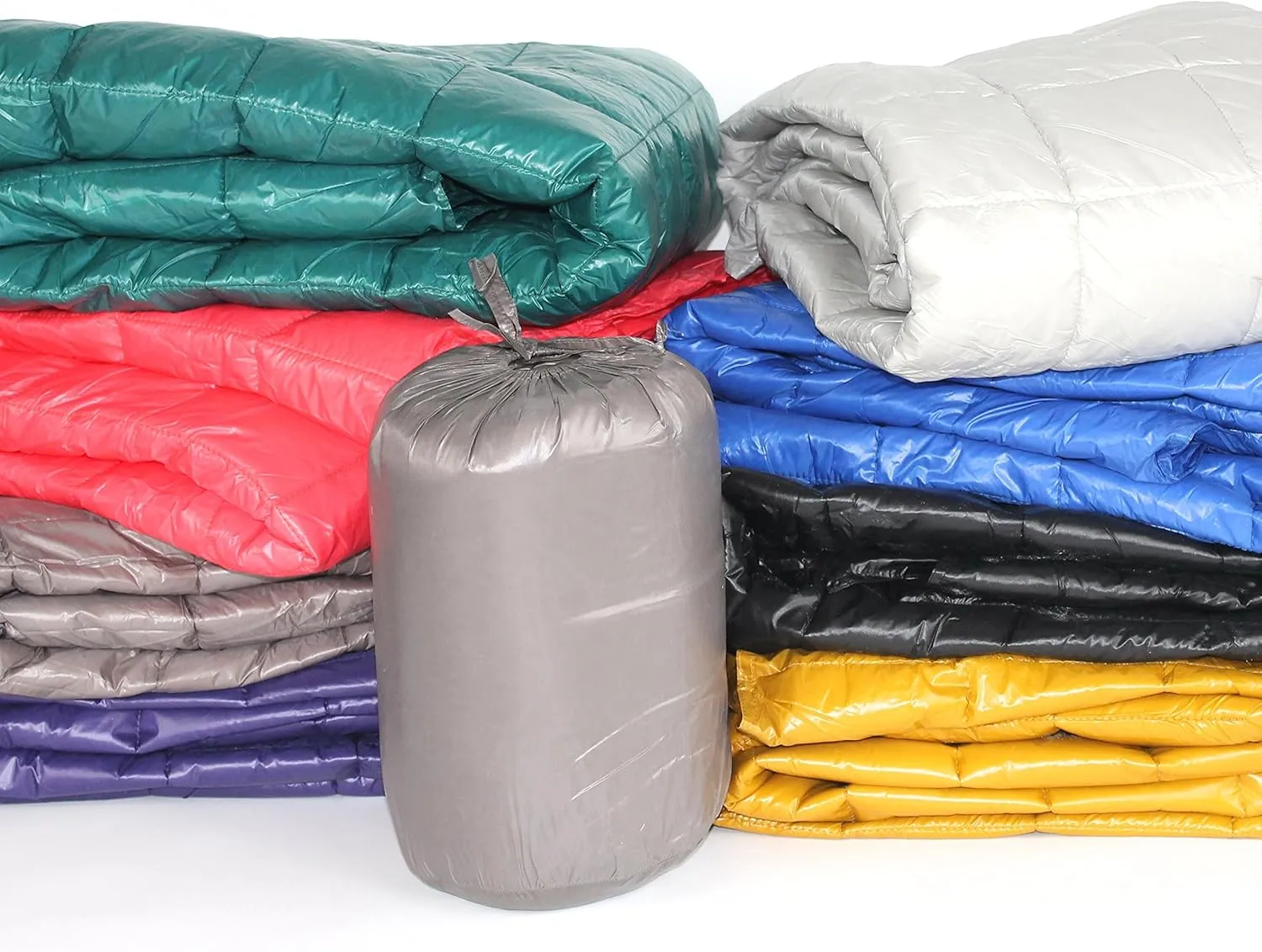 PUFF Quilted Nylon Ultra Light Throw, Taupe