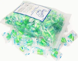 Quality Foam Earplugs 200 Pair - 32dB Noise Cancelling Soft High Decibel Ear Plugs for Noise Reduction Ear Protection Concerts Loud Music
