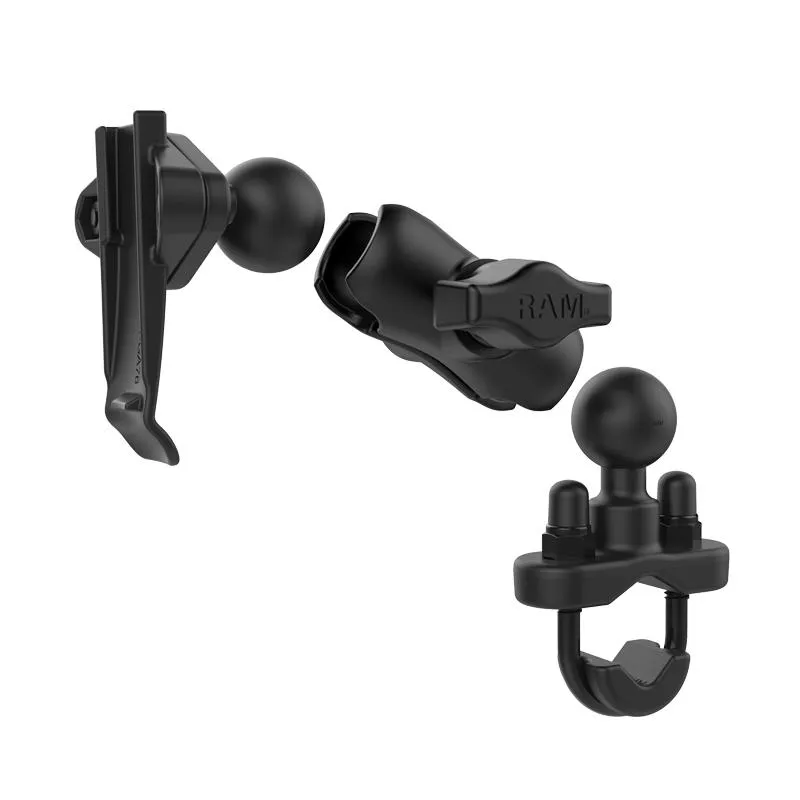 RAM Spine Clip Garmin Mount with Handlebar U-Bolt Base (RAM-B-149Z-A-GA76U) (sku 54881)