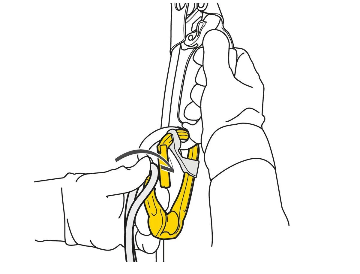 Rollclip A Triact Lock Carabiner - PETZL
