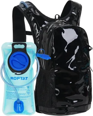 Roptat Hydration Backpack Pack with 2L Hydration Bladder - Lightweight Water Backpack Water Pouch for Women Men Running Riding Biking Music Festival