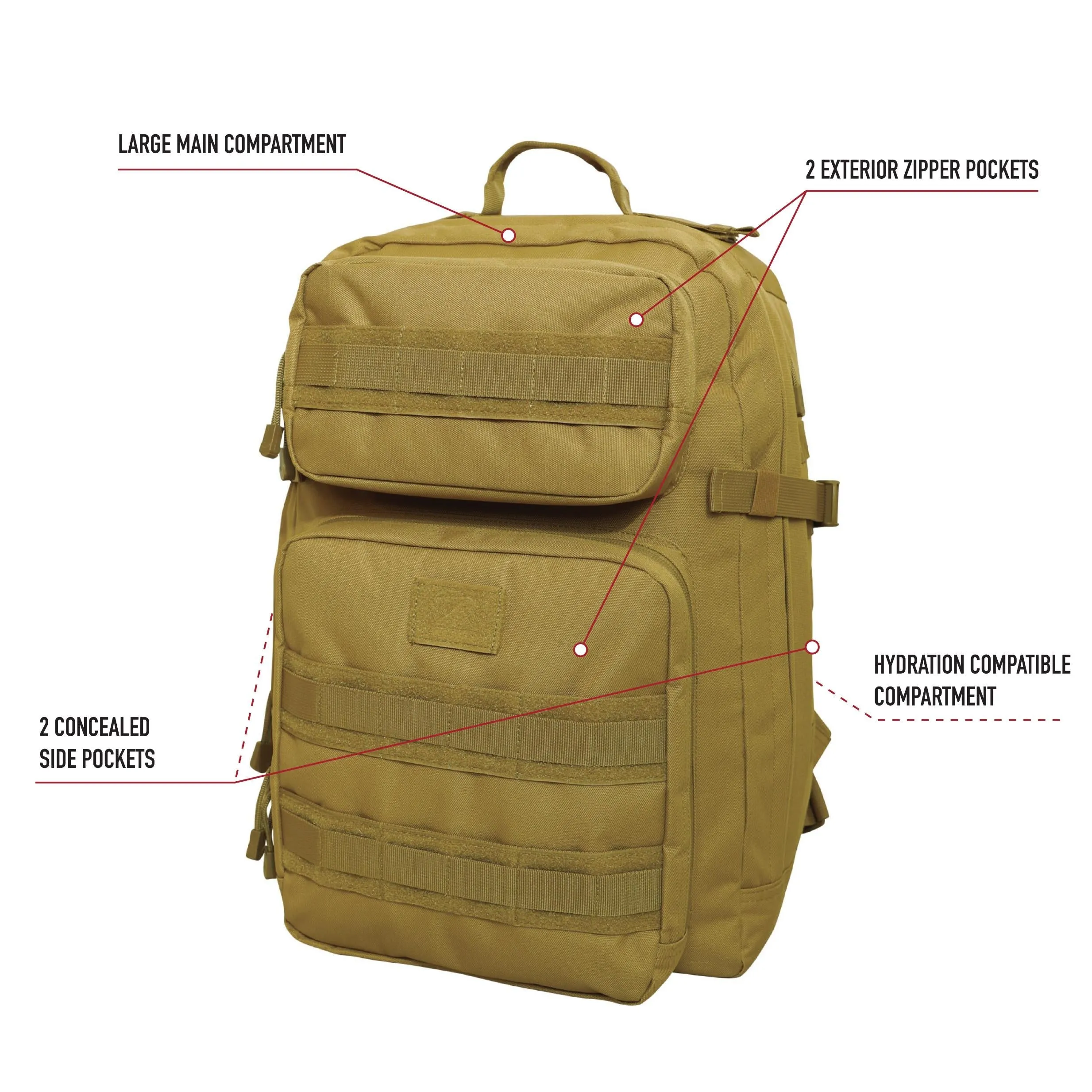 Rothco Fast Tactical Birthday discount Customer endorsements Backpack Mover