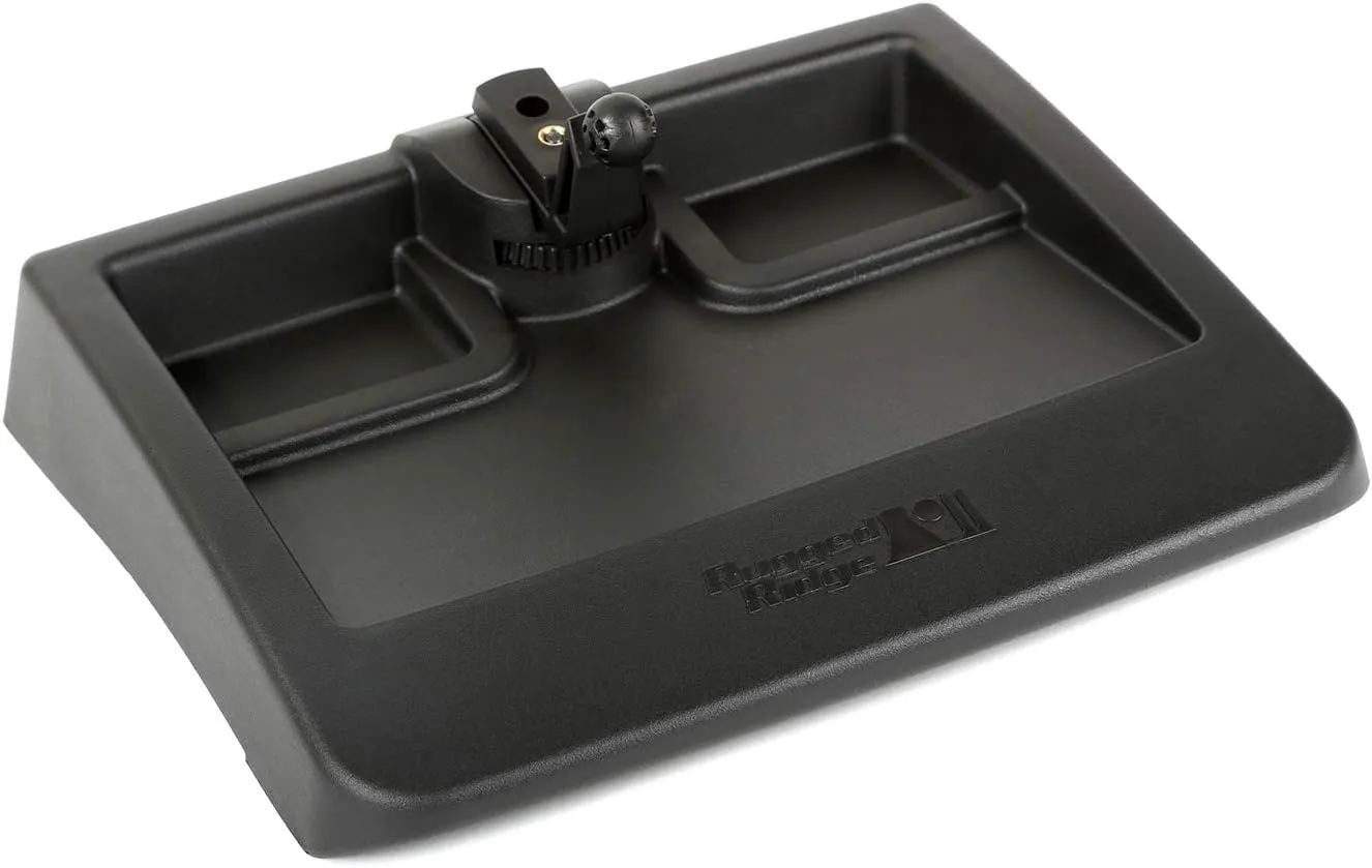 Rugged Ridge Dash Multi-Mount System for Jeep Wrangler JK | Thermoplastic Olefin (TPO), Black | 13551.12 | Fits 2007-2010 Jeep Wrangler JK
