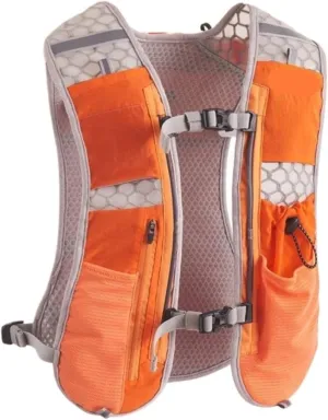Running Vest Multi Function Lightweight Running Hydration Backpack Outdoor Hiking Trail Bag Sport Vest Pack for Marathon Joggings Climb for Running (Orange )