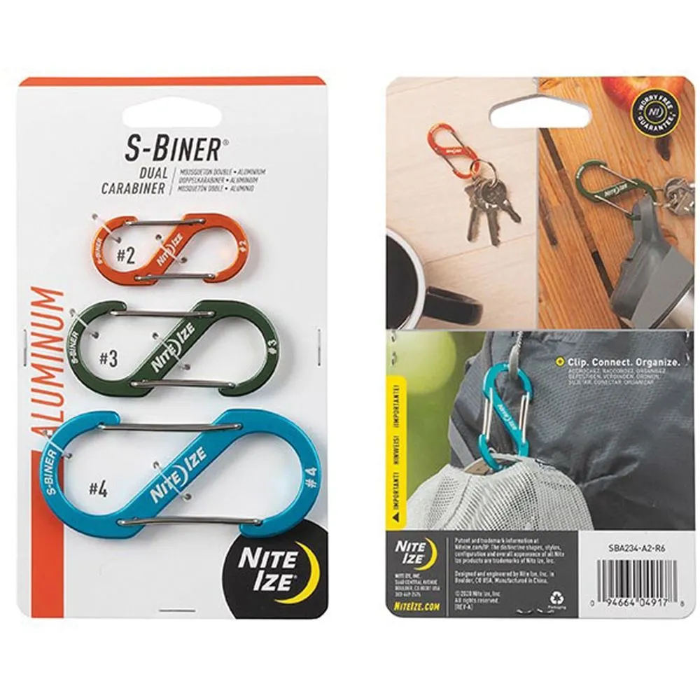 S-BINER CARABINER ALUMINUM