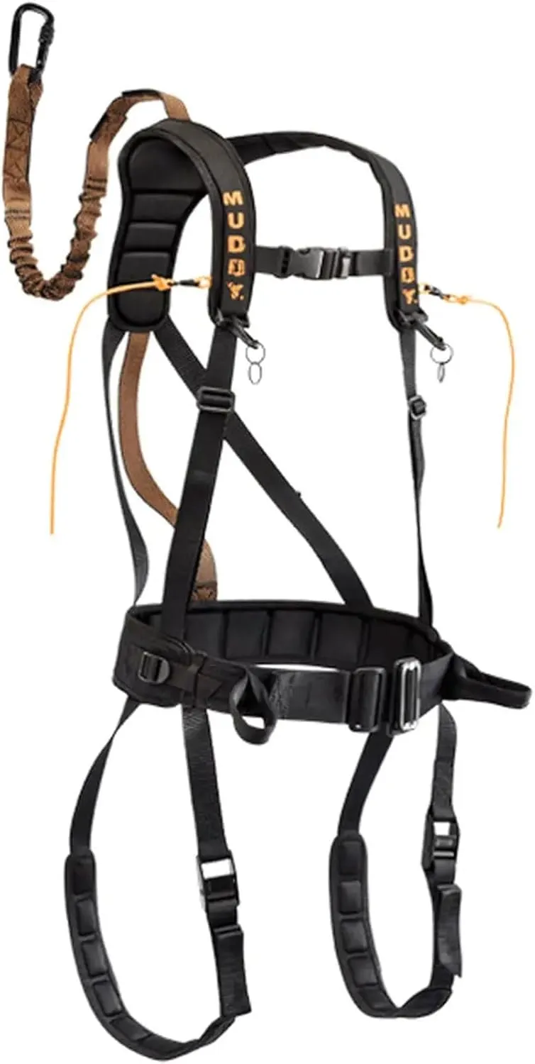 Safeguard Youth Combo Safeguard Harness, Lineman's Rope, Tree Strap, Suspension Relief Strap, & Carabiner Super Light Easy-to-Use 360-degree Movement Outdoor Hunting Tree Climbing Gear
