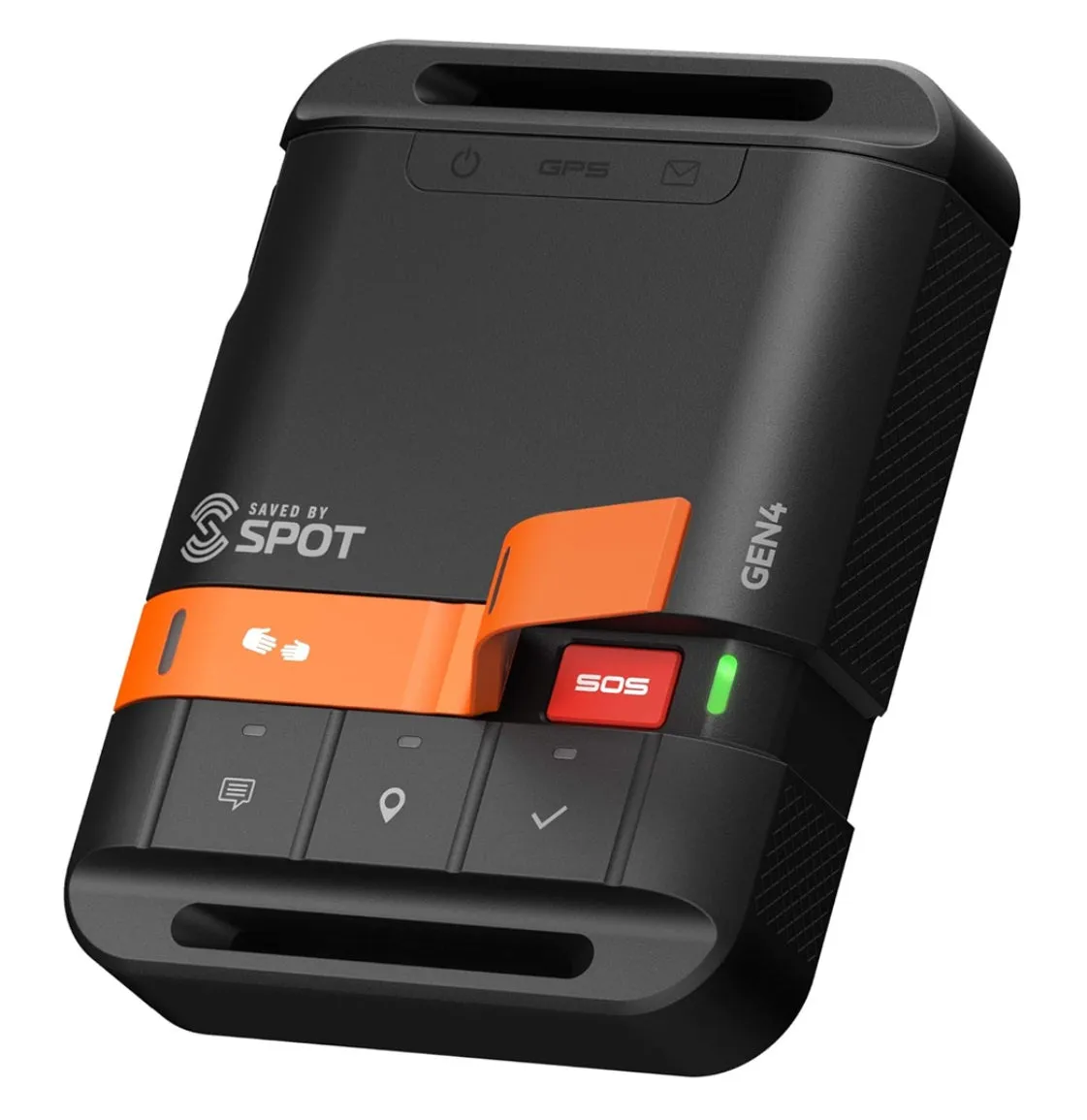 Saved by SPOT Gen 4 Satellite Handheld GPS Messenger with SOS | Great for Hiking and Camping