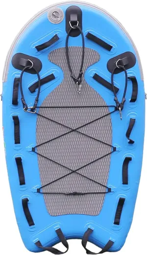 SAYOK Large Inflatable Sled Water Floating Mat Jet Ski Sled Board for Professional Emergency Rescue, Big Wave Surfing