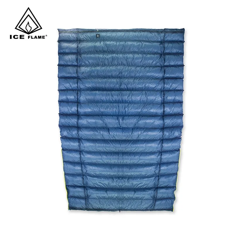 Seasonal promotion Sleeping Camping Goose 90% Quilt 3 Sleeping For 800FP White Underquilt Down Backpacking Blanket 7D Season Ice Hammock Flame Wide selection Bag