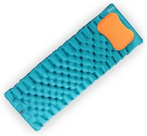 Self Inflating Sleeping Pad with Camping Pillow for Sleeping Easy to Use - Lightweight & Compact - 4-Season Camp Sleeping Mat and Pillow for Outdoor Activities, Camping,Travel,Car,Tent(Green)