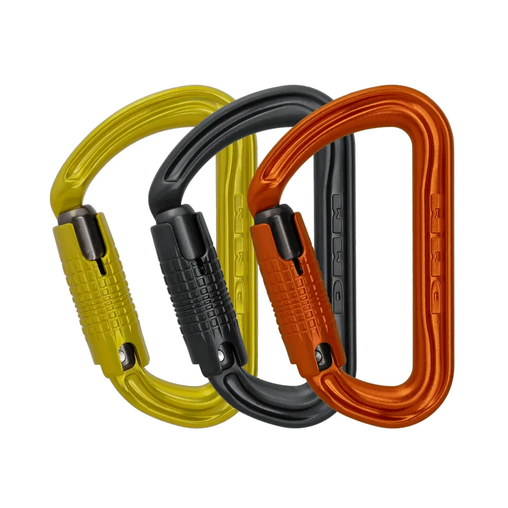 Shadow 3 Pack Locksafe Carabiner Lime | Grey | Orange