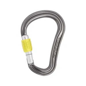 Shadow HMS Screwgate Locking Carabiner / Titanium/Lime