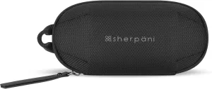 Sherpani Mini Co-Pilot, Travel Cable Bag, Cord Storage Organizer, Small Tech Pouch, Accessory Carrying Case, Travel Essentials for Women (Carbon)