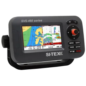 SI-TEX SVS-460CE Chartplotter - 4.3" Color Screen w/Internal & External GPS Antennas & Navionics  Flexible Coverage | SVS-460CE