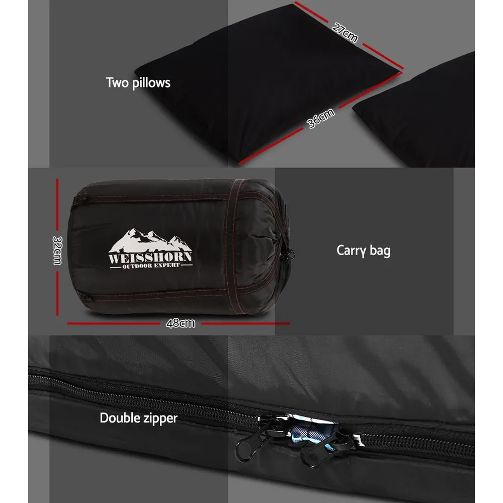 Sleeping Bag Camping Hiking Tent Outdoor Comfort 5 Degree Grey