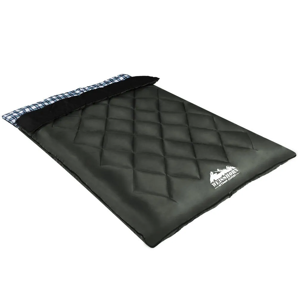Sleeping Bag Camping Hiking Tent Outdoor Comfort 5 Degree Grey