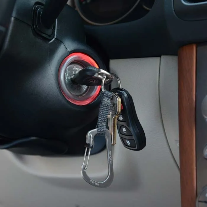 SlideLock® Key Ring Stainless Steel
