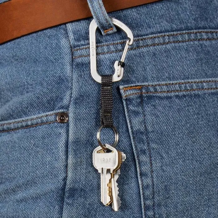 SlideLock® Key Ring Stainless Steel