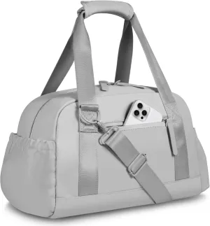 Small Gym Bag 14 inch for Women & Men Mini Gym Duffel Bag with Wet Compartment Waterproof Travel Duffle Bag for Sports Workout Dance
