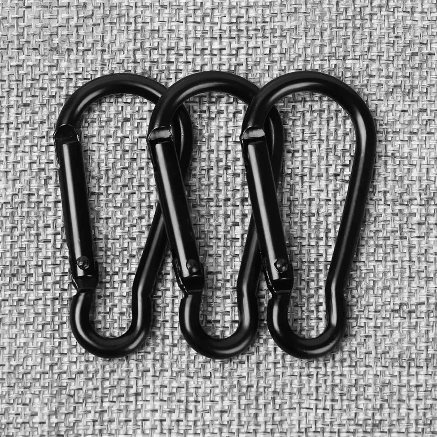 Snap Hooks 3/6/9pcs Quickdraws Outdoor Packback Buckles Climbing Camping Hiking Snap Clip Water Bottle Hooks Keychain D Carabiner