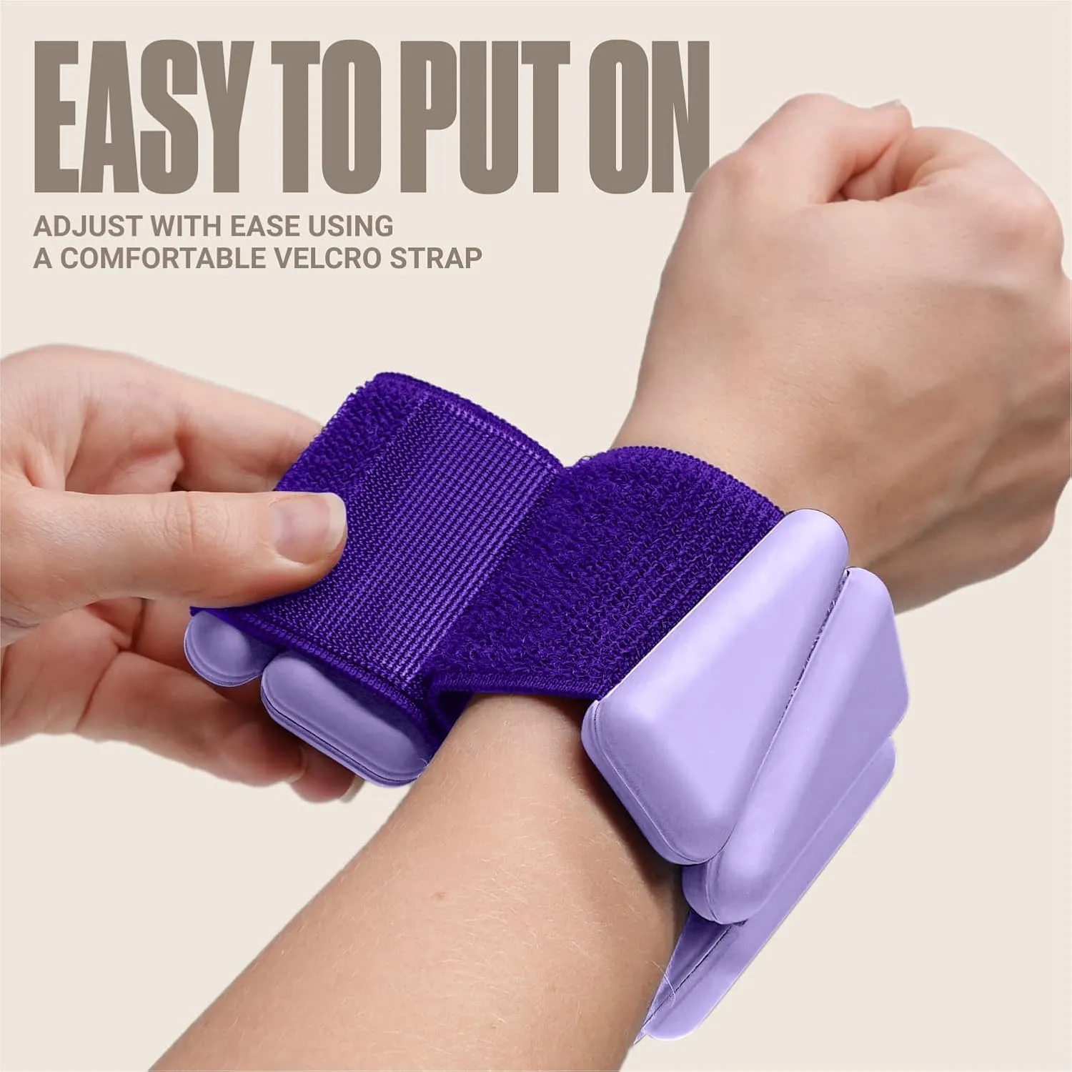 SPORTBIT Wrist Weights, Ankle Weights for Women – Set of 2 (1LB Each), Adjustable Weighted Bracelets for Home Gym, Running, Yoga, Exercise and Strength Training