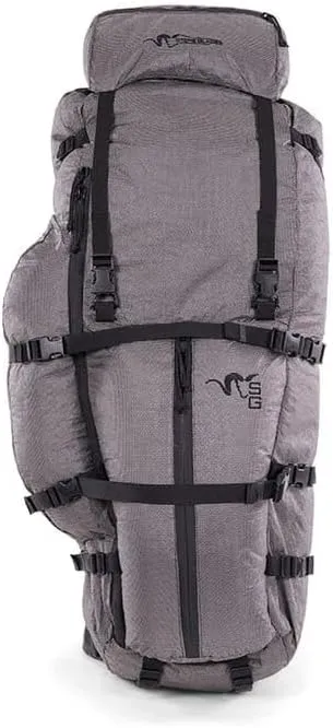 Stone Glacier Terminus 8700 Internal Frame Backpack, 8700 Cubic Inch, Graphite, Ultralight, Waterproof, Made in USA (50103-GT-S)