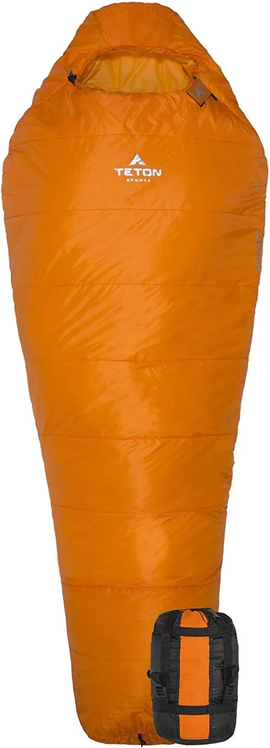 TETON Sports ALTOS, 20 Degree and 0 Degree Sleeping Bag for Adults, Lightweight Warm Mummy Sleeping Bag for Camping, Hiking, Backpacking
