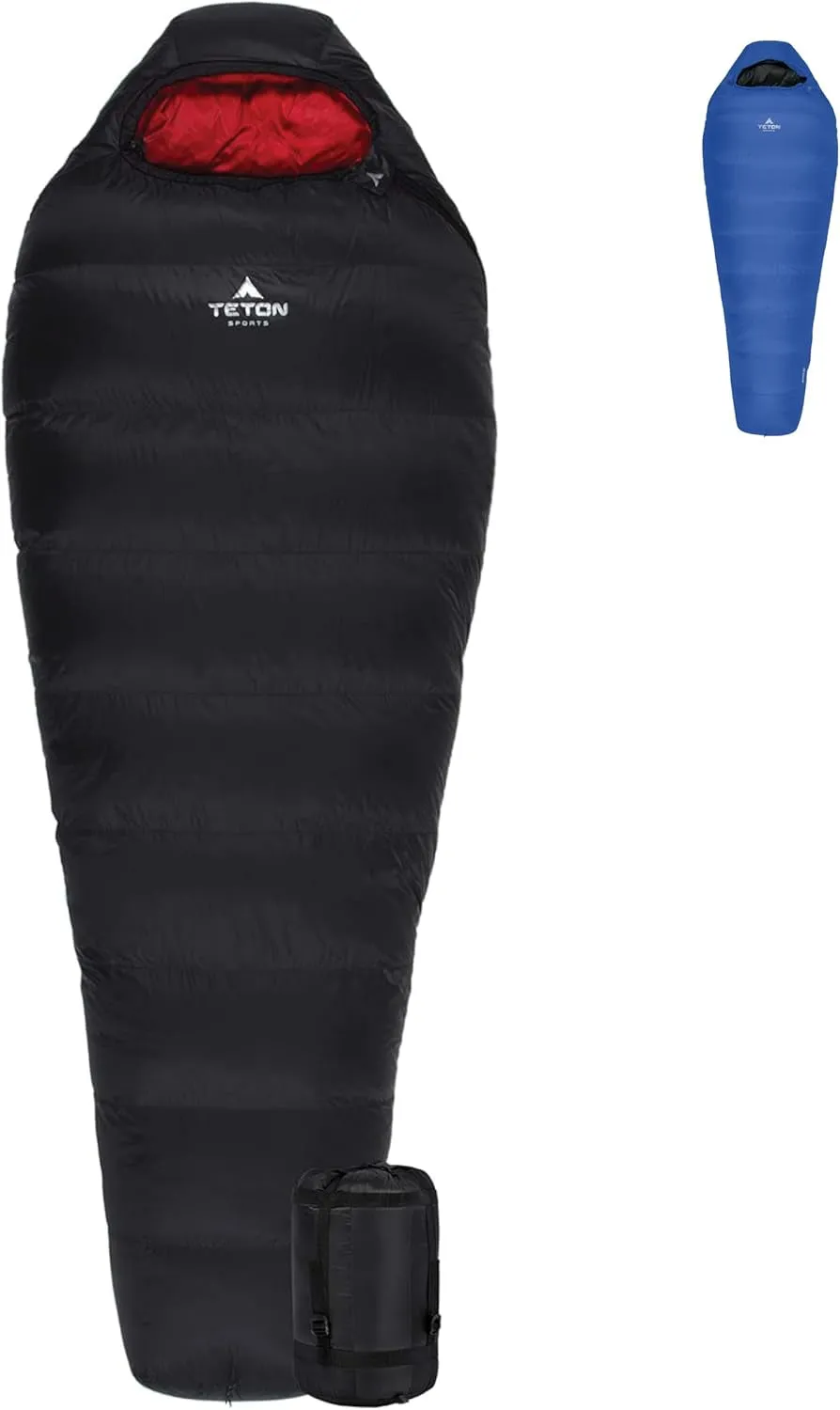 TETON Sports ALTOS Sleeping Bags - Lightweight Warm Mummy Design for Adults, Perfect for 20° & 0° Camping, Hiking, and Backpacking Adventures