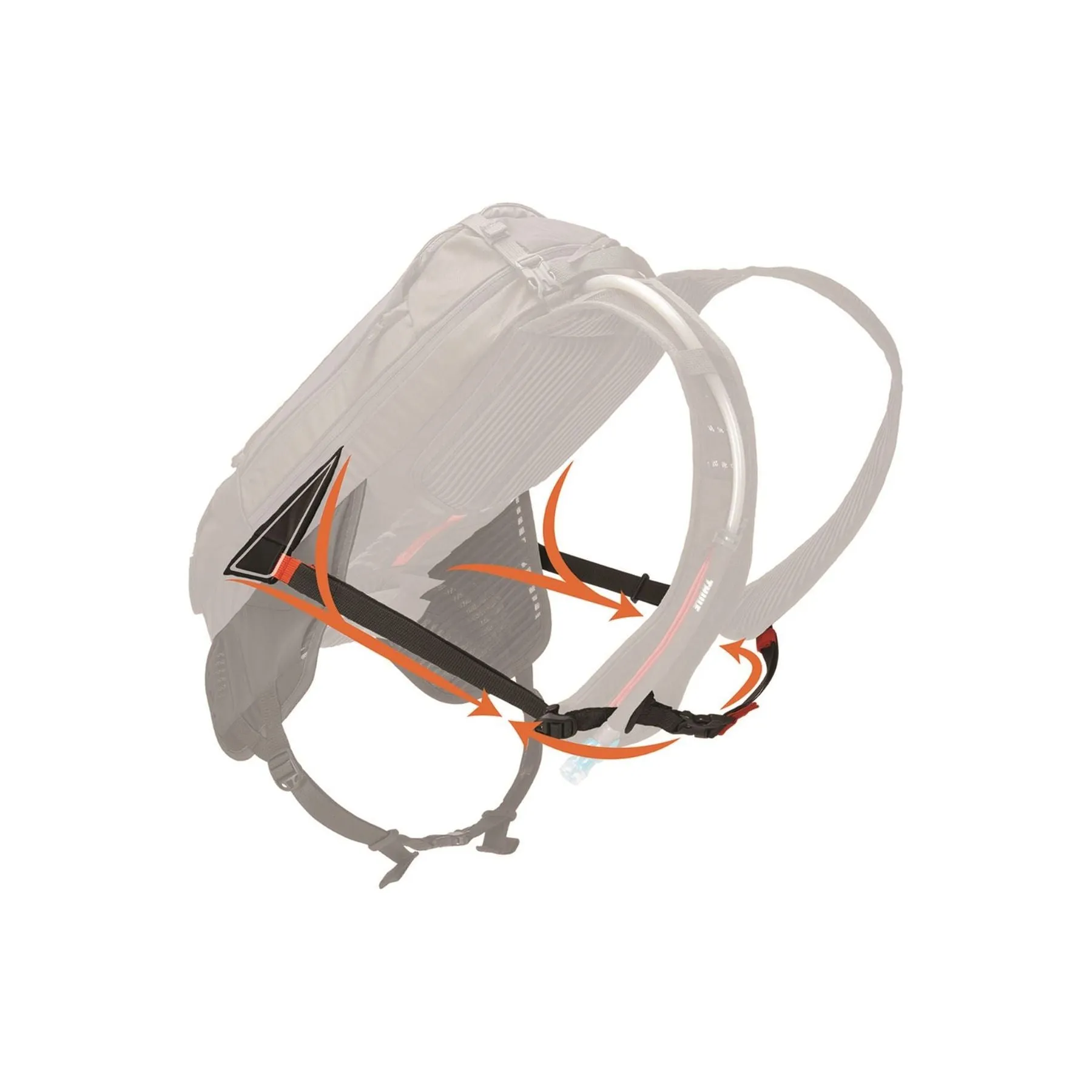 Thule Rail Pro hydration pack 12L Obsidian Grey Hydration Pack