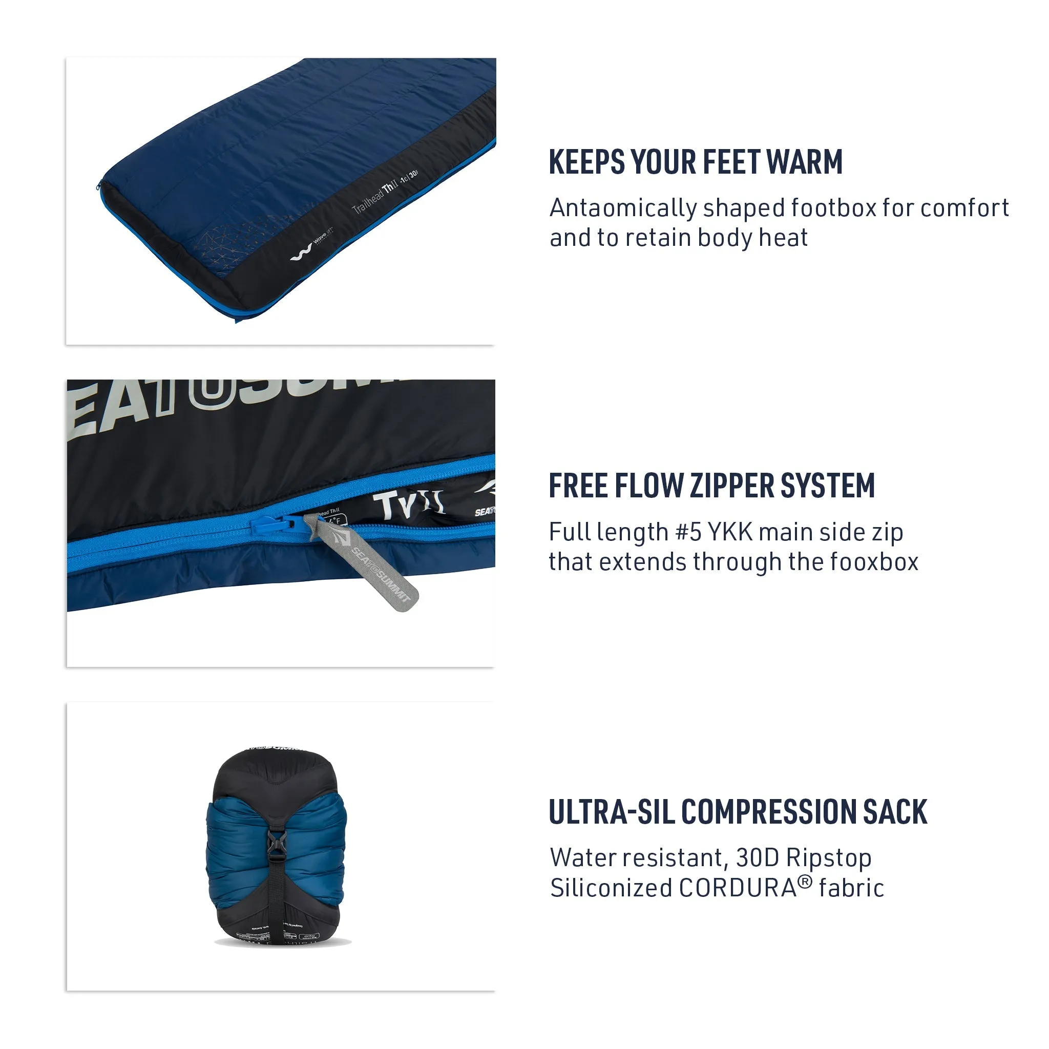 Trailhead Synthetic Sleeping Bag (-1°C & -7°C)