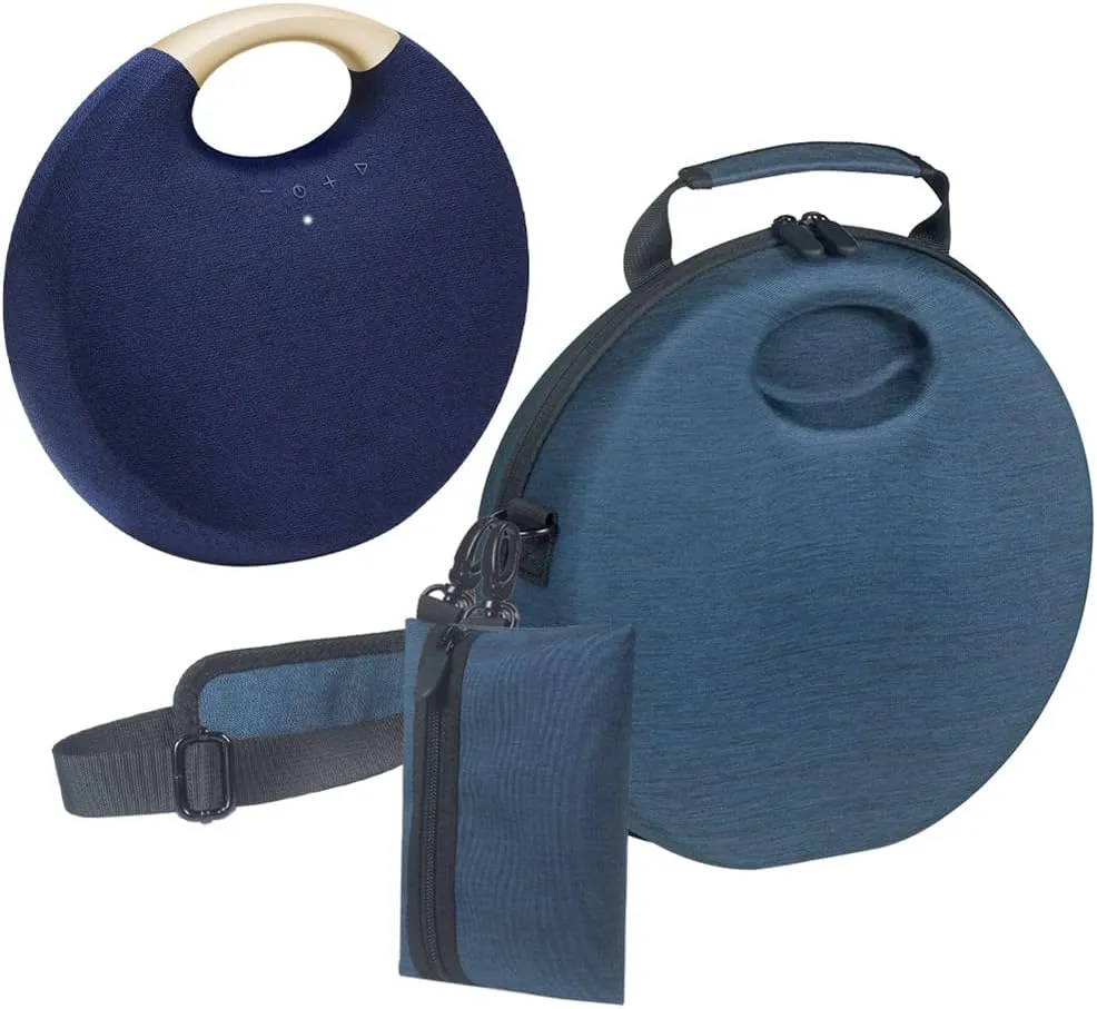 Travel Case for Harman Kardon Onyx Studio 5/6 Speaker Carrying Handbag, EVA Hard Carrying Case Travel Storage Bag with Hard Charger Bag for HK Onyx Studio 5/6 Wireless Speaker