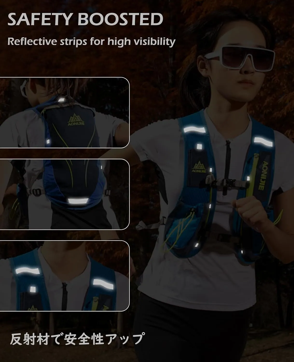 TRIWONDER 5L Running Hydration Vest Pack Backpack for Women Men 5.5L Runner Trail Race Marathon Triathlon Cycling Jogging Hiking Gym