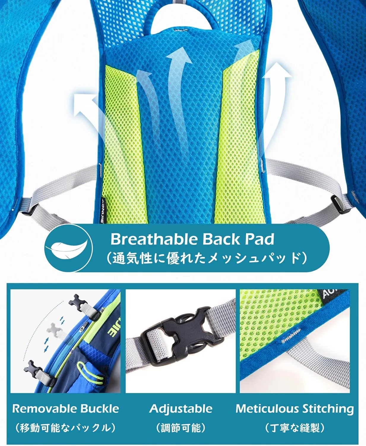 TRIWONDER 5L Running Hydration Vest Pack Backpack for Women Men 5.5L Runner Trail Race Marathon Triathlon Cycling Jogging Hiking Gym