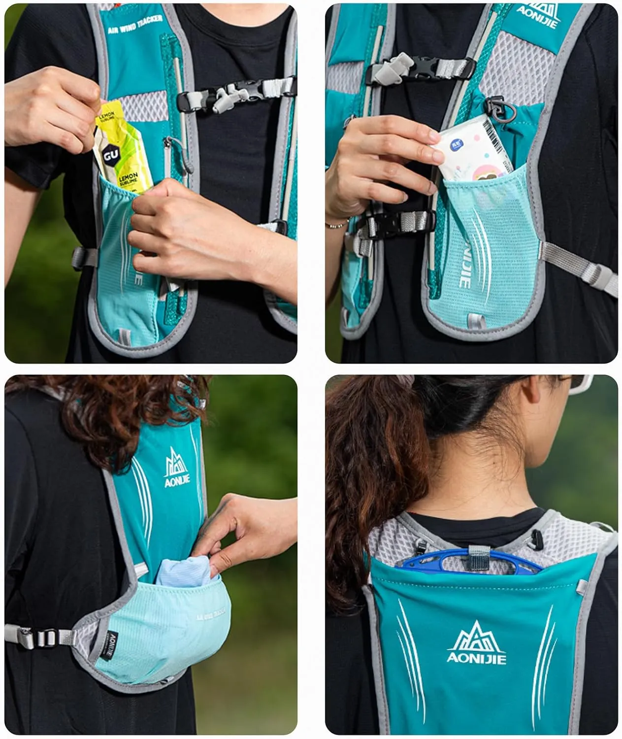 TRIWONDER 5L Running Hydration Vest Pack Backpack for Women Men 5.5L Runner Trail Race Marathon Triathlon Cycling Jogging Hiking Gym